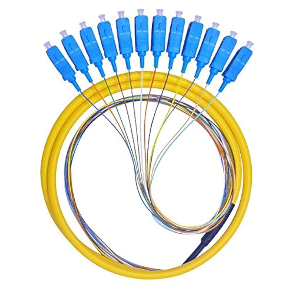 Amazon.com: Lianshi 12 Fibers SC Single-Mode Color-Coded